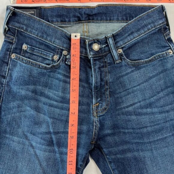 Abercrombie & Fitch Men's 28 Rustin Athletic Skinny Medium Wash Jeans - Picture 4 of 7